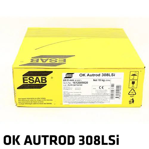 BOBINA FILO INOX OK AUTROD 308LSI MM.1,2 KG.15