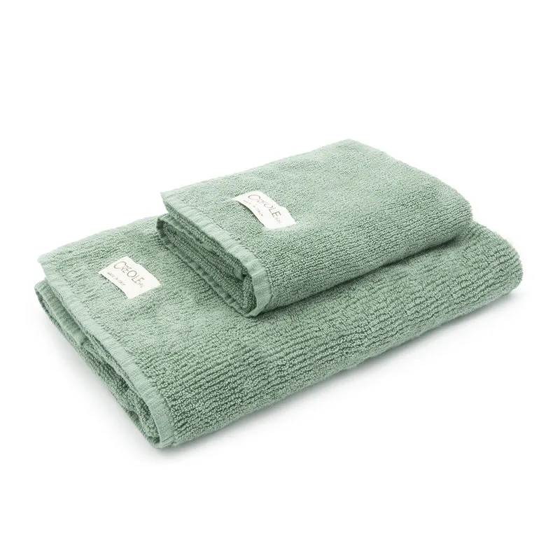 Creole Elisir Towel Set (1 face towel + 1 guest towel), lead