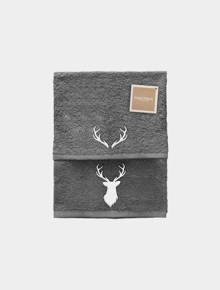 Daunex Towel Set in Anthracite