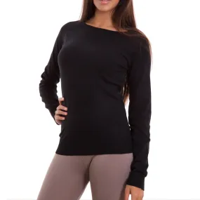 Women's Fitted Knit Pullover Sweater FZ-6957