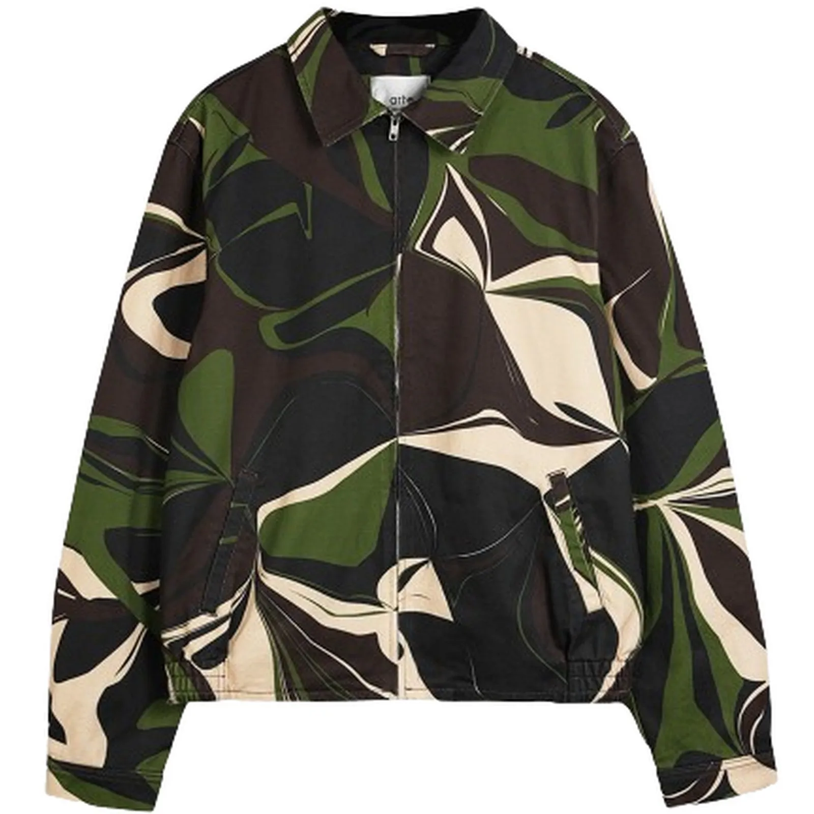 Arte Antwerp Men's Camo All Over Print Jacket - Camouflage