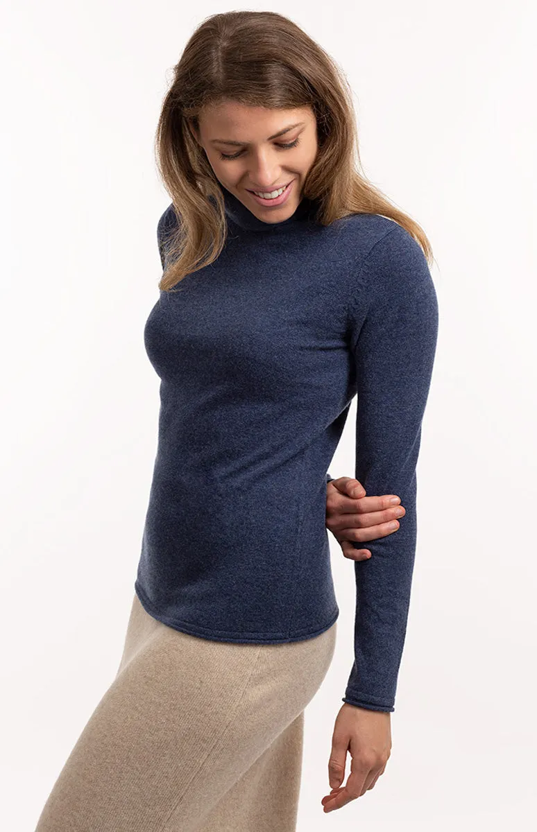 High Neck Knit Sweater