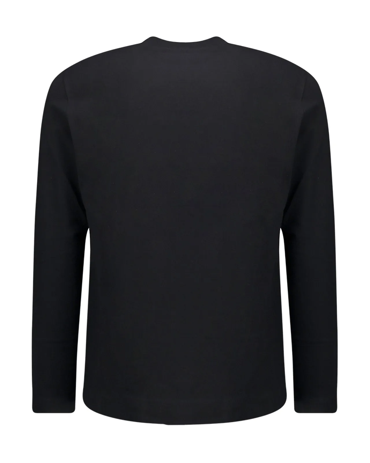 Long Sleeve Black Jersey T-shirt