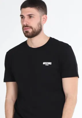 Moschino Black Classic Swim T-Shirt